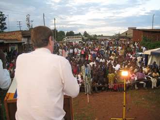 preaching in Africa