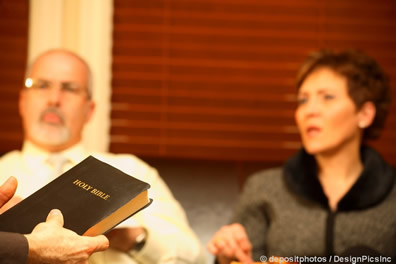 Couple with Bible