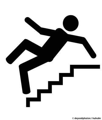 stairs warning