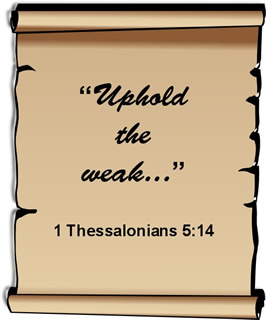 Uphold the weak
