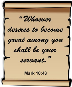 Whoever desires to be great...